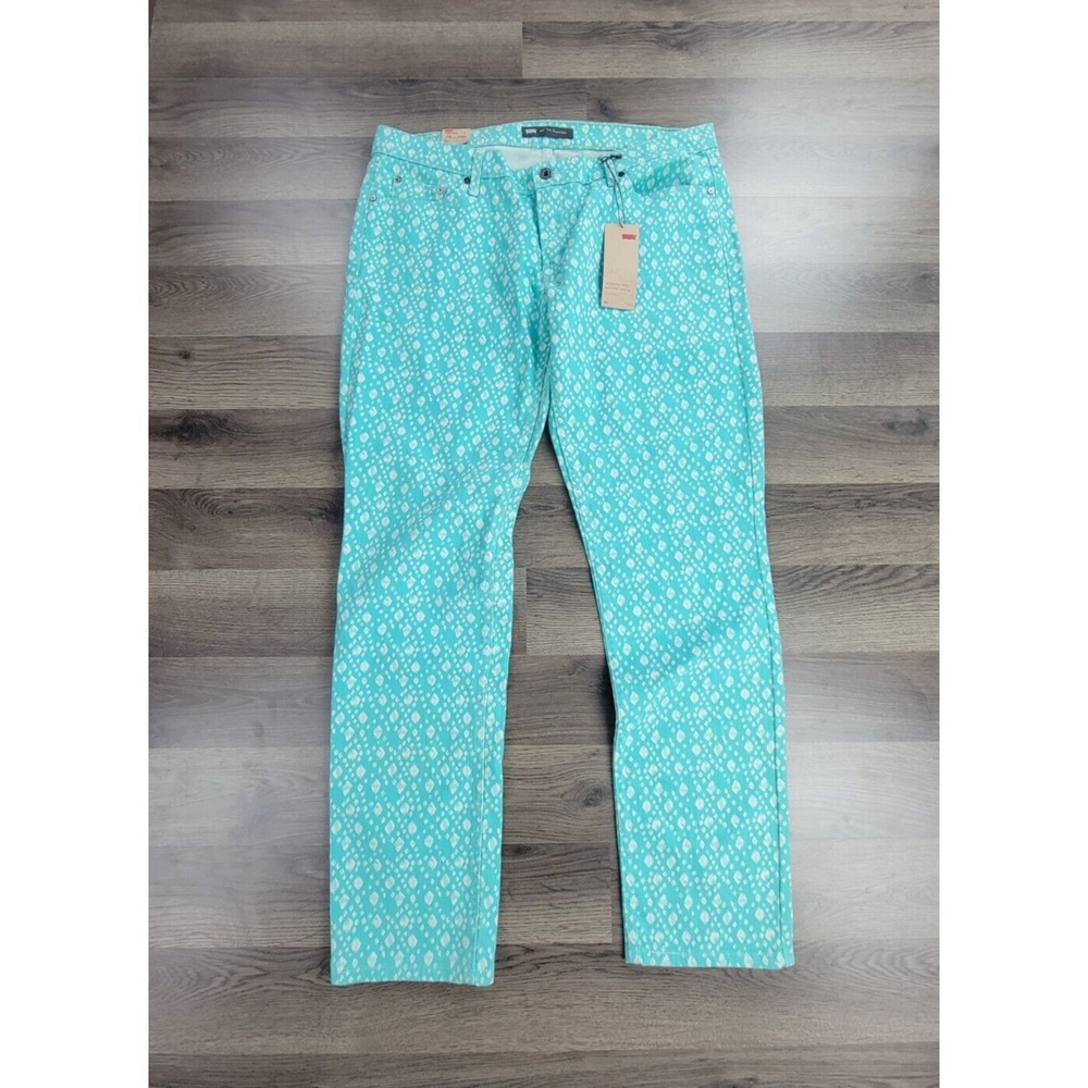 Levi's Super Low Rise Skinny Jeans Size 17 Blue New Womens Stretch Denim 524 NWT